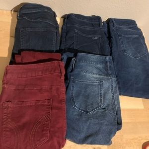Hollister jeans (5 pair)